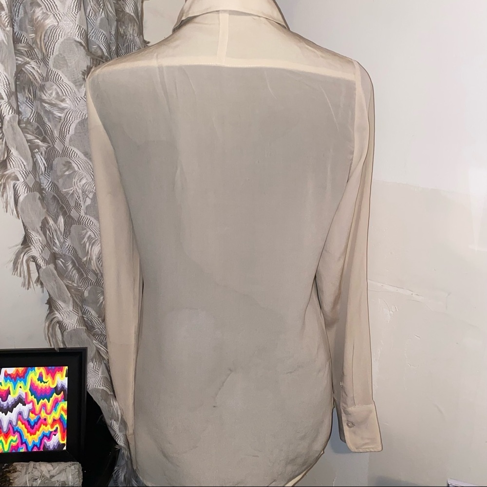 100% Silk Button Down - image 7